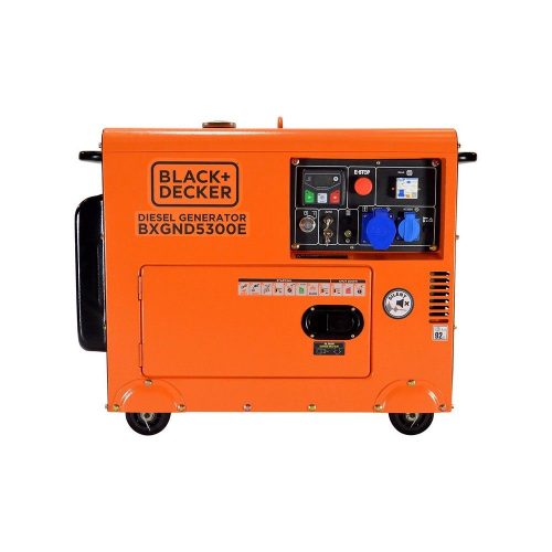 Groupe électrogène Black + Decker BXGND5300E – 5 kW – Diesel monophasé