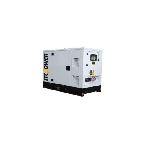 ITC POWER Groupe électrogène diesel 1500 tr/min 11kVA 380V AVR DHY11KSE-ITC